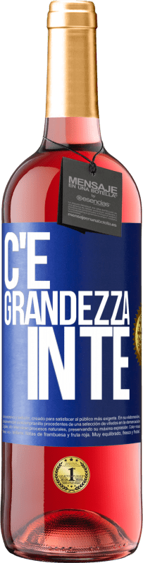 29,95 € Spedizione Gratuita | Vino rosato Edizione ROSÉ C'è grandezza in te Etichetta Blu. Etichetta personalizzabile Vino giovane Raccogliere 2023 Tempranillo