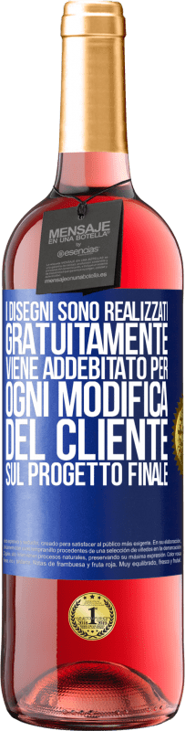 29,95 € Spedizione Gratuita | Vino rosato Edizione ROSÉ I disegni sono realizzati gratuitamente. Viene addebitato per ogni modifica del cliente sul progetto finale Etichetta Blu. Etichetta personalizzabile Vino giovane Raccogliere 2023 Tempranillo