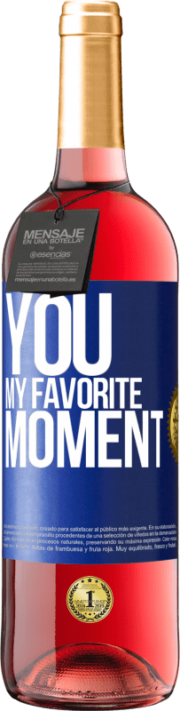 29,95 € Free Shipping | Rosé Wine ROSÉ Edition You. My favorite moment Blue Label. Customizable label Young wine Harvest 2024 Tempranillo