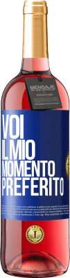 29,95 € Spedizione Gratuita | Vino rosato Edizione ROSÉ Voi. Il mio momento preferito Etichetta Blu. Etichetta personalizzabile Vino giovane Raccogliere 2023 Tempranillo