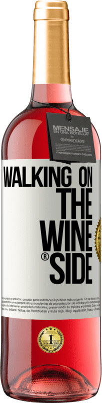 29,95 € 免费送货 | 桃红葡萄酒 ROSÉ版 Walking on the Wine Side® 白标. 可自定义的标签 青年酒 收成 2025 Tempranillo