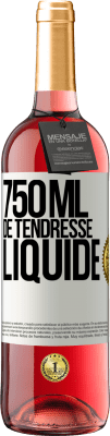 29,95 € Envoi gratuit | Vin rosé Édition ROSÉ 750 ml de tendresse liquide Étiquette Blanche. Étiquette personnalisable Vin jeune Récolte 2025 Tempranillo