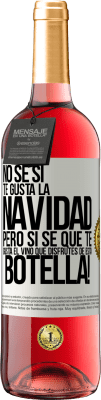29,95 € Envío gratis | Vino Rosado Edición ROSÉ No sé si te gusta la navidad, pero sí sé que te gusta el vino. Que disfrutes de esta botella! Etiqueta Blanca. Etiqueta personalizable Vino joven Cosecha 2025 Tempranillo