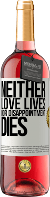 29,95 € 送料無料 | ロゼワイン ROSÉエディション 愛も命も失望も死なない ホワイトラベル. カスタマイズ可能なラベル 若いワイン 収穫 2024 Tempranillo