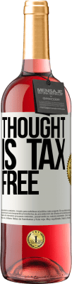 29,95 € Free Shipping | Rosé Wine ROSÉ Edition Thought is tax free White Label. Customizable label Young wine Harvest 2023 Tempranillo