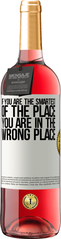 29,95 € 免费送货 | 桃红葡萄酒 ROSÉ版 如果您是最聪明的地方，那您选错地方了 白标. 可自定义的标签 青年酒 收成 2025 Tempranillo