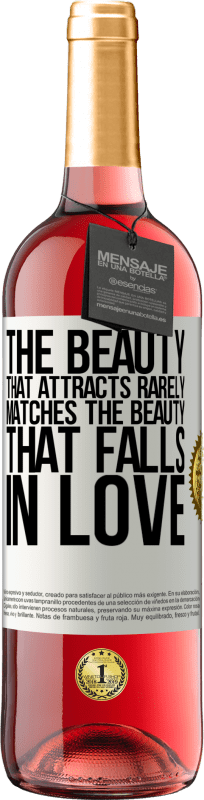 29,95 € Free Shipping | Rosé Wine ROSÉ Edition The beauty that attracts rarely matches the beauty that falls in love White Label. Customizable label Young wine Harvest 2025 Tempranillo