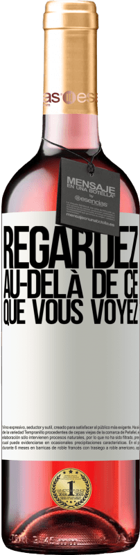 29,95 € Envoi gratuit | Vin rosé Édition ROSÉ Regardez au-delà de ce que vous voyez Étiquette Blanche. Étiquette personnalisable Vin jeune Récolte 2024 Tempranillo