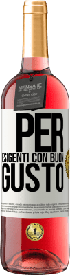 29,95 € Spedizione Gratuita | Vino rosato Edizione ROSÉ Per esigenti con buon gusto Etichetta Bianca. Etichetta personalizzabile Vino giovane Raccogliere 2025 Tempranillo