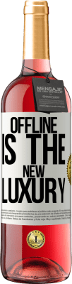 29,95 € 免费送货 | 桃红葡萄酒 ROSÉ版 Offline is the new luxury 白标. 可自定义的标签 青年酒 收成 2024 Tempranillo