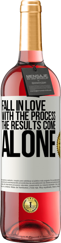 29,95 € Free Shipping | Rosé Wine ROSÉ Edition Fall in love with the process, the results come alone White Label. Customizable label Young wine Harvest 2025 Tempranillo