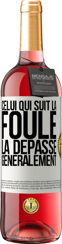 29,95 € Envoi gratuit | Vin rosé Édition ROSÉ Celui qui suit la foule, la dépasse généralement Étiquette Blanche. Étiquette personnalisable Vin jeune Récolte 2024 Tempranillo