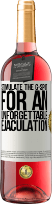 29,95 € Free Shipping | Rosé Wine ROSÉ Edition Stimulate the G-spot for an unforgettable ejaculation White Label. Customizable label Young wine Harvest 2025 Tempranillo