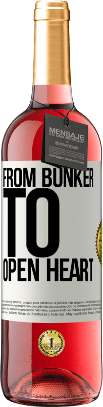 29,95 € Free Shipping | Rosé Wine ROSÉ Edition From bunker to open heart White Label. Customizable label Young wine Harvest 2024 Tempranillo