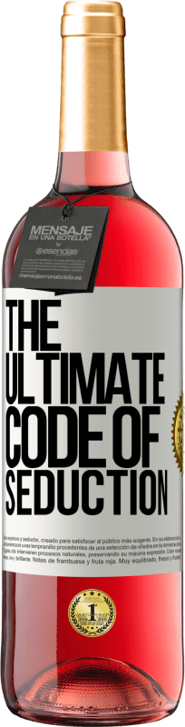 29,95 € 送料無料 | ロゼワイン ROSÉエディション The ultimate code of seduction ホワイトラベル. カスタマイズ可能なラベル 若いワイン 収穫 2024 Tempranillo