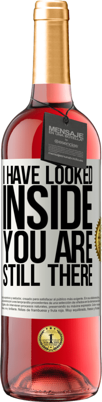 29,95 € Free Shipping | Rosé Wine ROSÉ Edition I have looked inside. You still there White Label. Customizable label Young wine Harvest 2024 Tempranillo