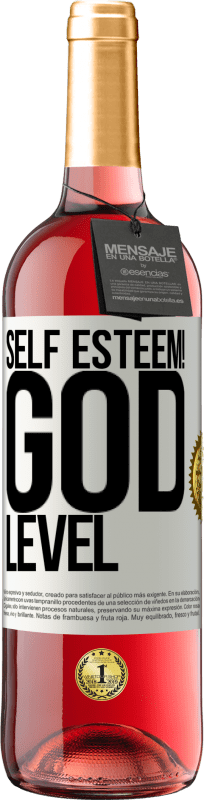 29,95 € Free Shipping | Rosé Wine ROSÉ Edition Self esteem! God level White Label. Customizable label Young wine Harvest 2024 Tempranillo