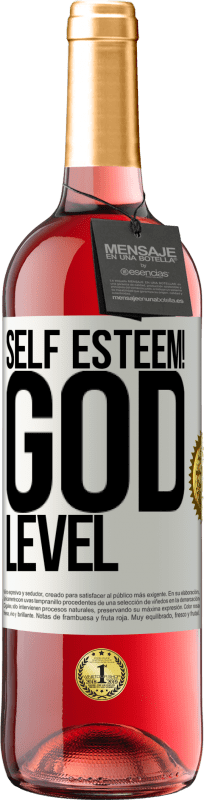 29,95 € Free Shipping | Rosé Wine ROSÉ Edition Self esteem! God level White Label. Customizable label Young wine Harvest 2025 Tempranillo