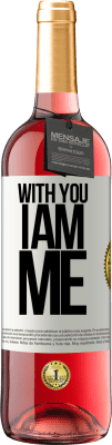 29,95 € Free Shipping | Rosé Wine ROSÉ Edition With you i am me White Label. Customizable label Young wine Harvest 2024 Tempranillo