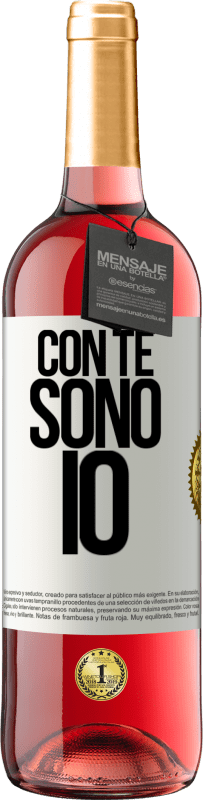 29,95 € Spedizione Gratuita | Vino rosato Edizione ROSÉ Con te sono io Etichetta Bianca. Etichetta personalizzabile Vino giovane Raccogliere 2023 Tempranillo