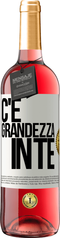 29,95 € Spedizione Gratuita | Vino rosato Edizione ROSÉ C'è grandezza in te Etichetta Bianca. Etichetta personalizzabile Vino giovane Raccogliere 2023 Tempranillo