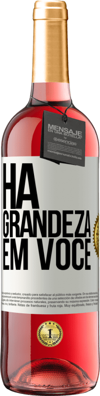 29,95 € Envio grátis | Vinho rosé Edição ROSÉ Há grandeza em você Etiqueta Branca. Etiqueta personalizável Vinho jovem Colheita 2024 Tempranillo