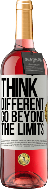 29,95 € Free Shipping | Rosé Wine ROSÉ Edition Think different. Go beyond the limits White Label. Customizable label Young wine Harvest 2024 Tempranillo