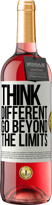 29,95 € Free Shipping | Rosé Wine ROSÉ Edition Think different. Go beyond the limits White Label. Customizable label Young wine Harvest 2025 Tempranillo