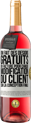 29,95 € Envoi gratuit | Vin rosé Édition ROSÉ On fait des designs gratuits. On facture pour chaque modification du client sur la conception finale Étiquette Blanche. Étiquette personnalisable Vin jeune Récolte 2025 Tempranillo