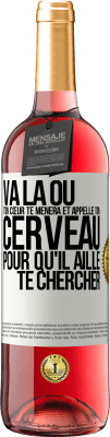 29,95 € Envoi gratuit | Vin rosé Édition ROSÉ Va là où ton cœur te mènera et appelle ton cerveau pour qu'il aille te chercher Étiquette Blanche. Étiquette personnalisable Vin jeune Récolte 2025 Tempranillo