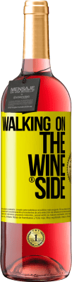 29,95 € Envoi gratuit | Vin rosé Édition ROSÉ Walking on the Wine Side® Étiquette Jaune. Étiquette personnalisable Vin jeune Récolte 2023 Tempranillo