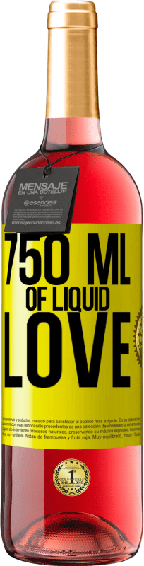 29,95 € Free Shipping | Rosé Wine ROSÉ Edition 750 ml of liquid love Yellow Label. Customizable label Young wine Harvest 2022 Tempranillo