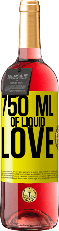 29,95 € Free Shipping | Rosé Wine ROSÉ Edition 750 ml of liquid love Yellow Label. Customizable label Young wine Harvest 2024 Tempranillo