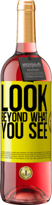 29,95 € Free Shipping | Rosé Wine ROSÉ Edition Look beyond what you see Yellow Label. Customizable label Young wine Harvest 2025 Tempranillo