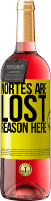 29,95 € Free Shipping | Rosé Wine ROSÉ Edition Nortes are lost. Reason here Yellow Label. Customizable label Young wine Harvest 2023 Tempranillo