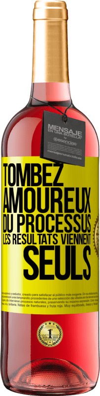 29,95 € Envoi gratuit | Vin rosé Édition ROSÉ Tombez amoureux du processus, les résultats viennent seuls Étiquette Jaune. Étiquette personnalisable Vin jeune Récolte 2023 Tempranillo