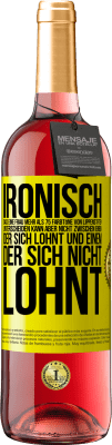 29,95 € Kostenloser Versand | Roséwein ROSÉ Ausgabe Ironisch, dass eine Frau mehr als 75 Farbtöne von Lippenstiften unterscheiden kann aber nicht zwischen einem, der sich lohnt und Gelbes Etikett. Anpassbares Etikett Junger Wein Ernte 2023 Tempranillo