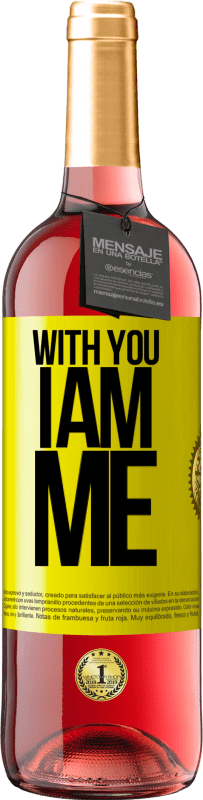 29,95 € Free Shipping | Rosé Wine ROSÉ Edition With you i am me Yellow Label. Customizable label Young wine Harvest 2023 Tempranillo