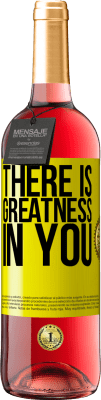 29,95 € Free Shipping | Rosé Wine ROSÉ Edition There is greatness in you Yellow Label. Customizable label Young wine Harvest 2024 Tempranillo