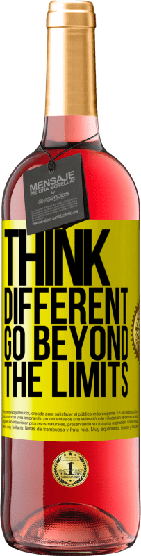 29,95 € Free Shipping | Rosé Wine ROSÉ Edition Think different. Go beyond the limits Yellow Label. Customizable label Young wine Harvest 2023 Tempranillo