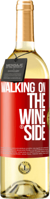 29,95 € Envoi gratuit | Vin blanc Édition WHITE Walking on the Wine Side® Étiquette Rouge. Étiquette personnalisable Vin jeune Récolte 2023 Verdejo
