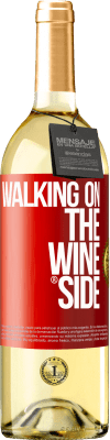 29,95 € Envío gratis | Vino Blanco Edición WHITE Walking on the Wine Side® Etiqueta Roja. Etiqueta personalizable Vino joven Cosecha 2024 Verdejo