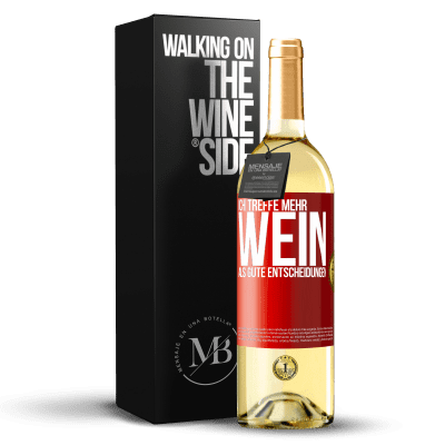 «Ich treffe mehr Wein als gute Entscheidungen» WHITE Ausgabe