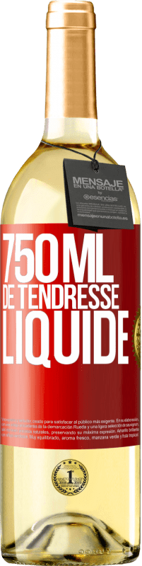 29,95 € Envoi gratuit | Vin blanc Édition WHITE 750 ml de tendresse liquide Étiquette Rouge. Étiquette personnalisable Vin jeune Récolte 2024 Verdejo