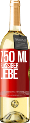 29,95 € Kostenloser Versand | Weißwein WHITE Ausgabe 750 ml flüssiger Liebe Rote Markierung. Anpassbares Etikett Junger Wein Ernte 2025 Verdejo