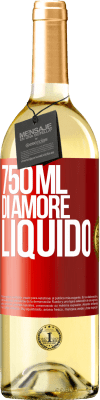 29,95 € Spedizione Gratuita | Vino bianco Edizione WHITE 750 ml di amore liquido Etichetta Rossa. Etichetta personalizzabile Vino giovane Raccogliere 2025 Verdejo