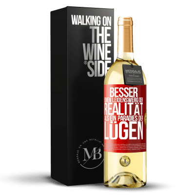 «Besser einen Leidenswerg der Realität als ein Paradies der Lügen» WHITE Ausgabe