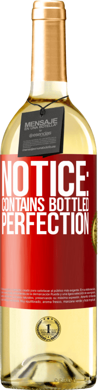 29,95 € Бесплатная доставка | Белое вино Издание WHITE Примечание: содержит совершенство в бутылках Красная метка. Настраиваемая этикетка Молодое вино Урожай 2023 Verdejo