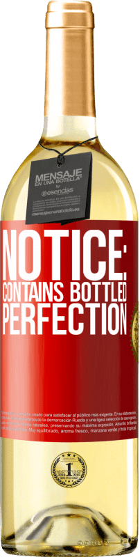 29,95 € Free Shipping | White Wine WHITE Edition Notice: contains bottled perfection Red Label. Customizable label Young wine Harvest 2024 Verdejo