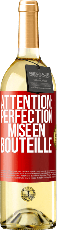 29,95 € Envoi gratuit | Vin blanc Édition WHITE Attention: perfection mise en bouteille Étiquette Rouge. Étiquette personnalisable Vin jeune Récolte 2023 Verdejo
